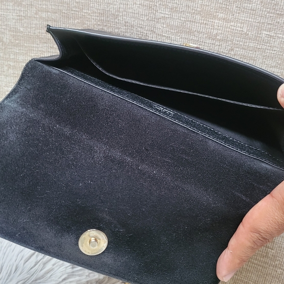 Furla Black and Gold Crossbody Bag with Aftermarket Chain - Picture 3 of 14